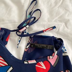 Graphic mini dress